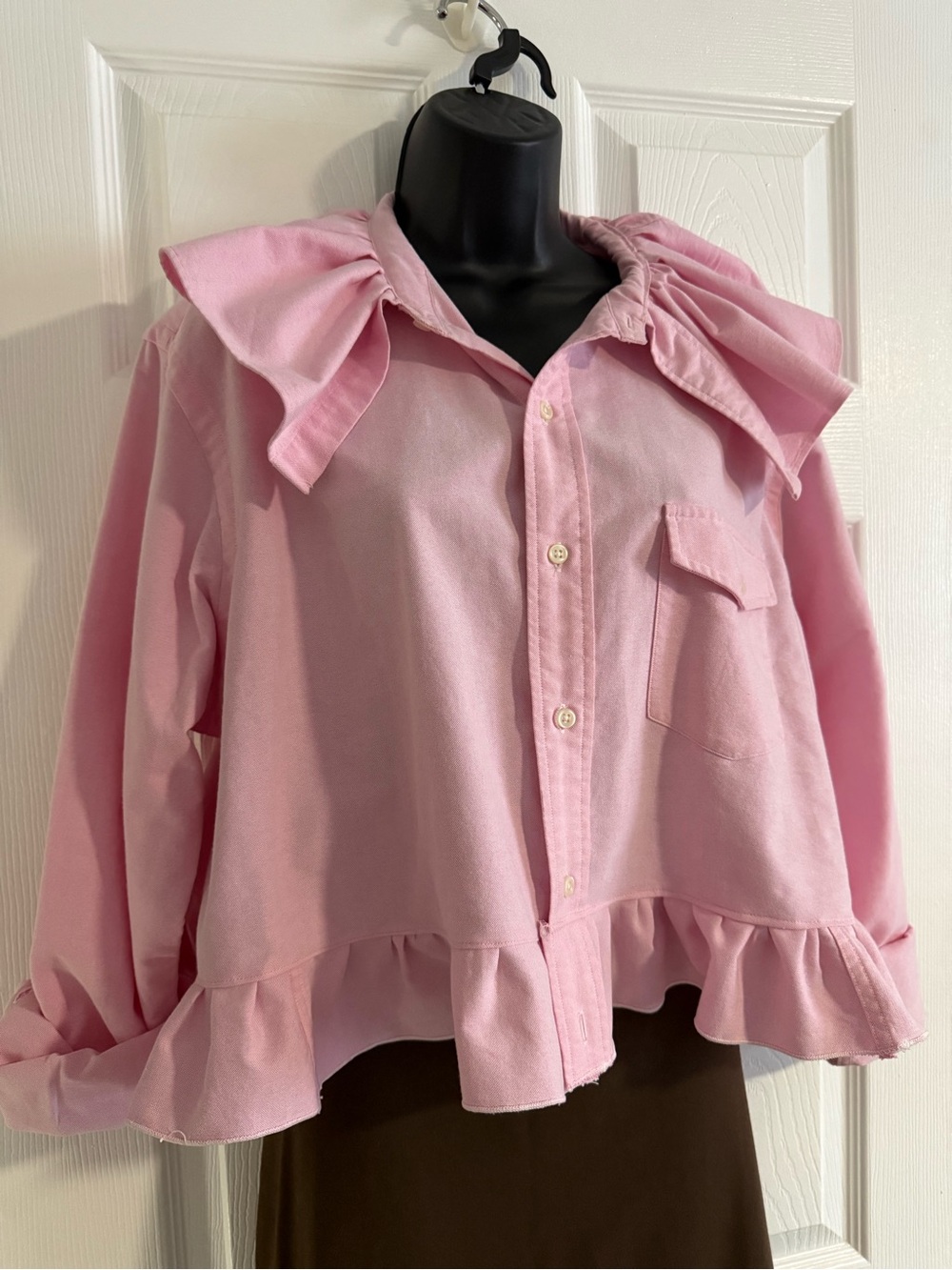 Men’s Repurposed Ruffle Button-Front Top - Ralph Lauren - Picture 2 of 6